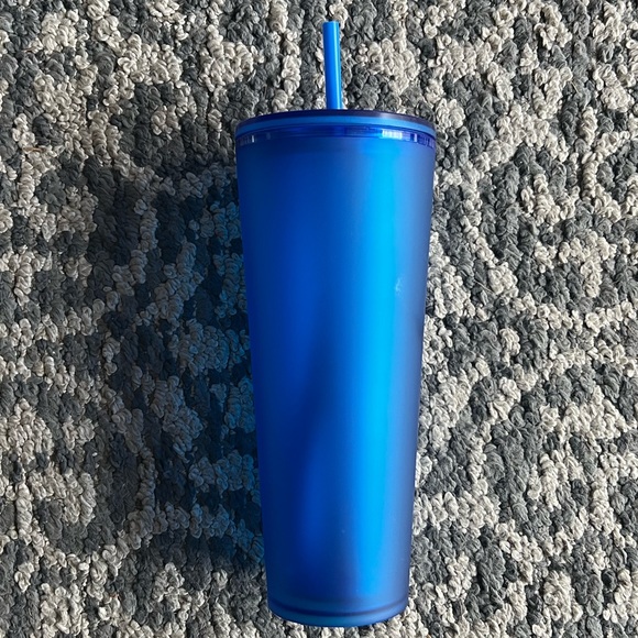 Starbucks Blue Matte Soft Touch Tumbler- Venti - Picture 3 of 4